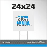 Yard Sign - 24x24 Corrugated Plastic Thumbnail